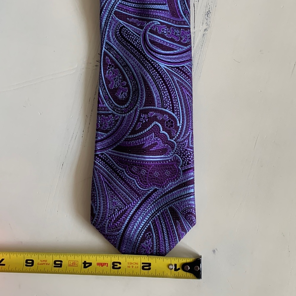 NWOT Tasso Elba purple tie